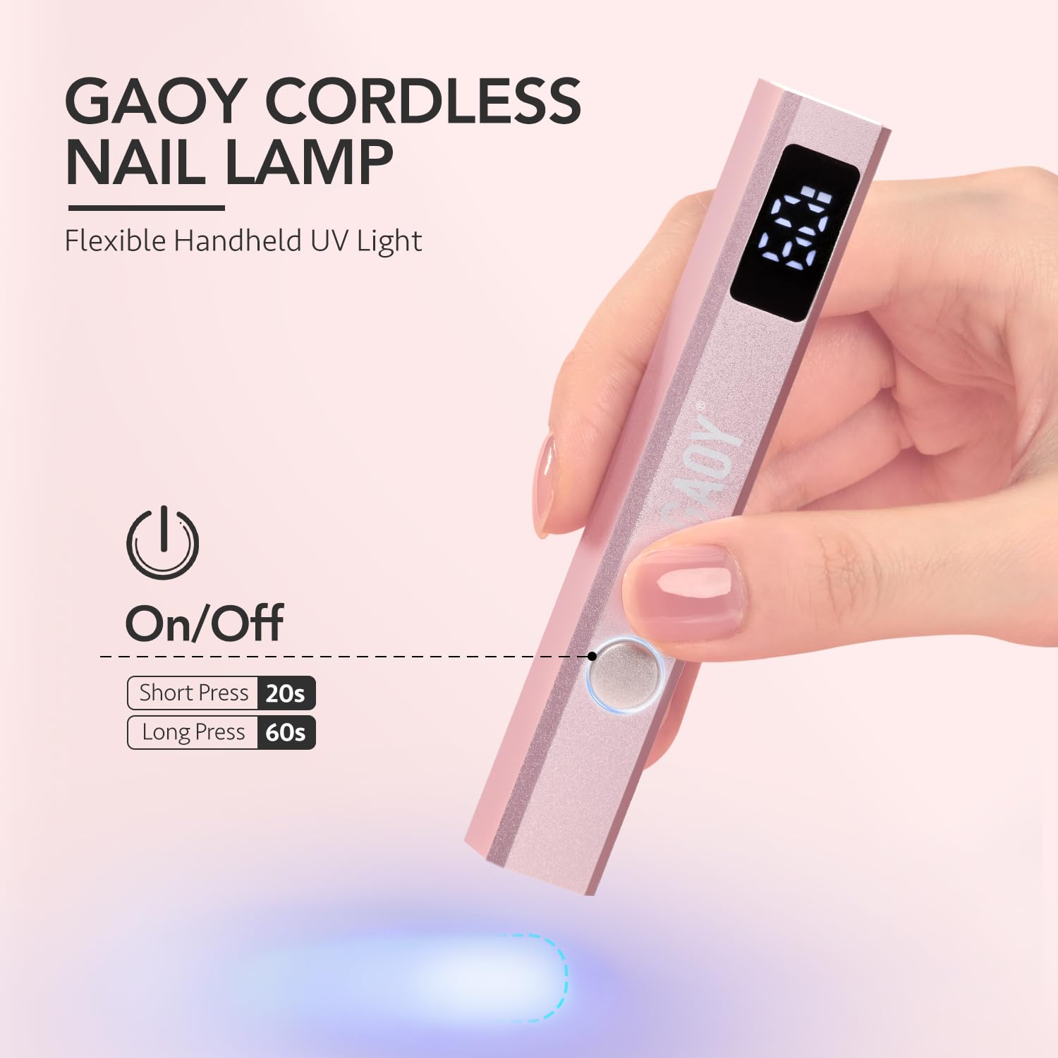 Amazon.com: GAOY Cordless Nail Lamp with Stand, Mini Handheld UV Amazon.com: GAOY Cordless Nail Lamp with Stand, Mini Handheld UV
